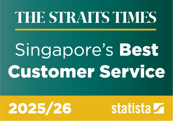 The Straits Times — Singapore's Best Customer Service 2025/26, awarded by Statista