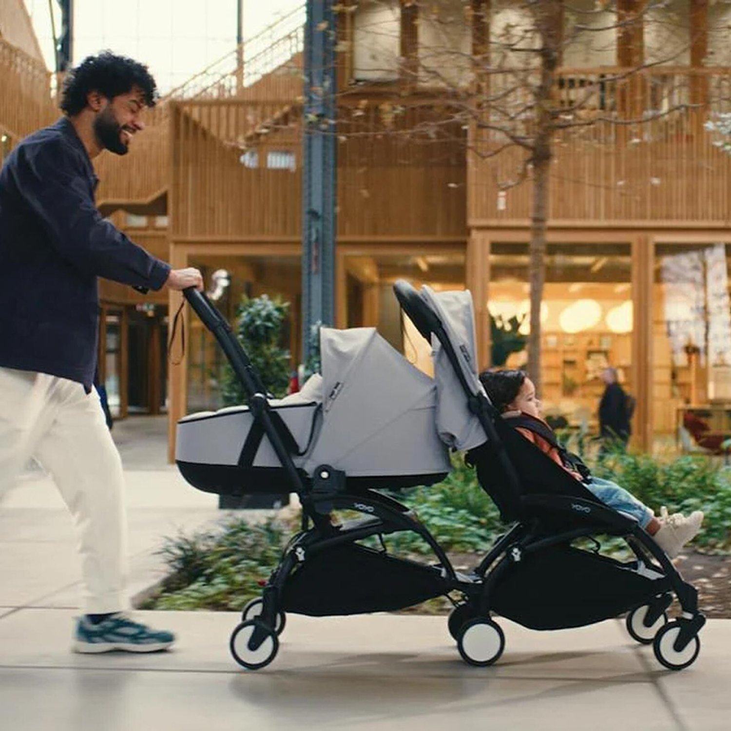 Stokke YOYO Connect double stroller for two children