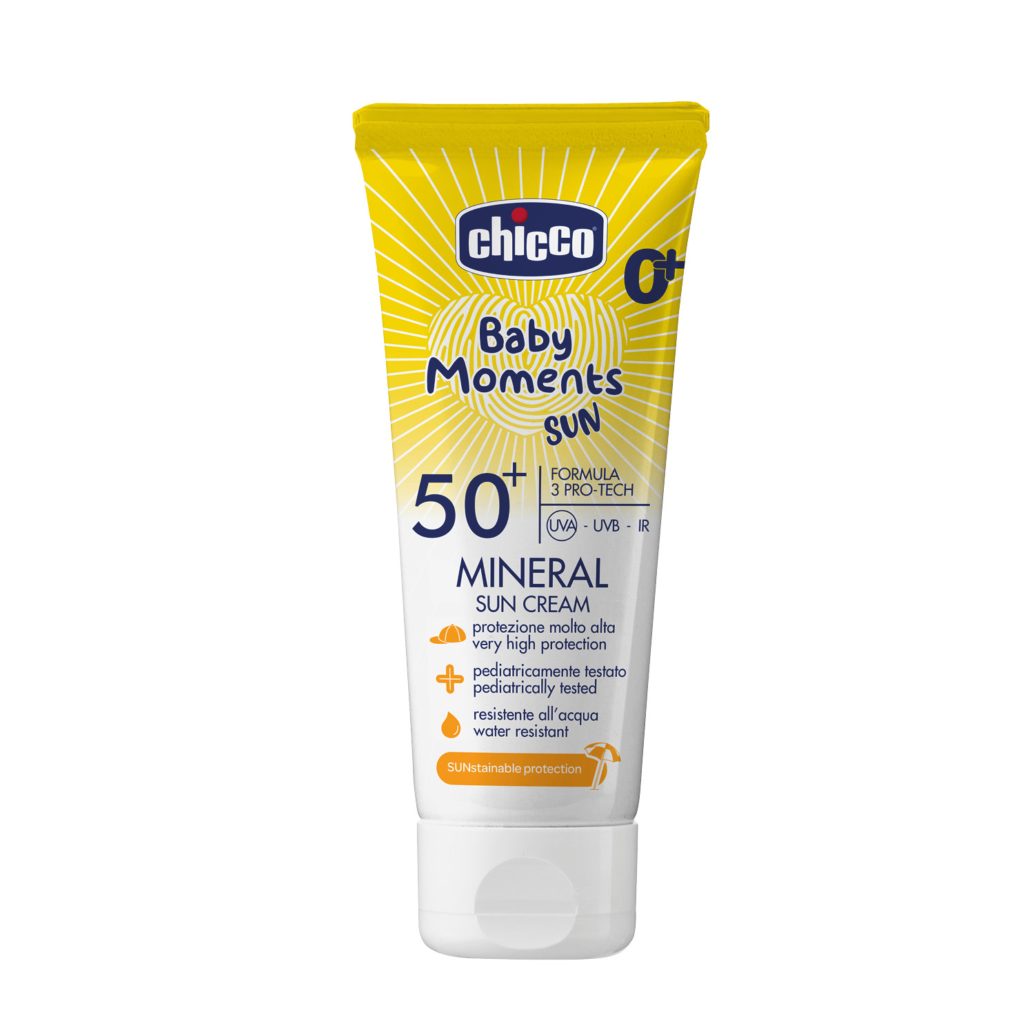Chicco Baby Moments Mineral Sun Cream SPF50 (75ML)