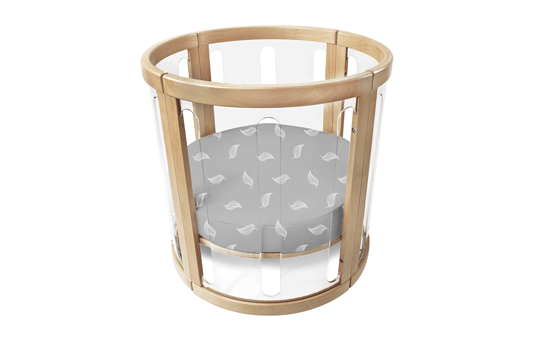 Babyhood Amani Bebe Organic Jersey Cotton Round Fitted Sheet