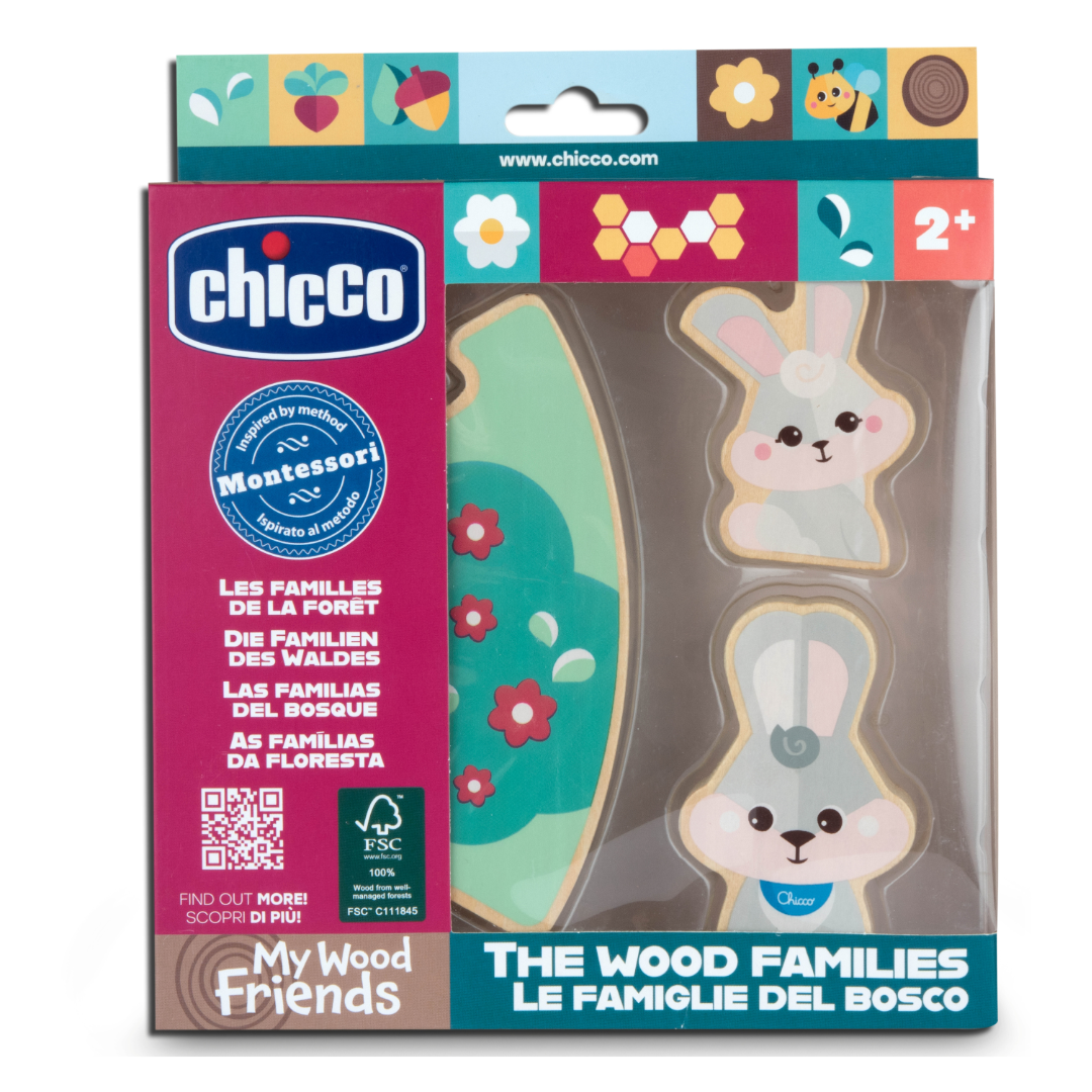 Chicco My Wood Friends Sets of 2 Toys