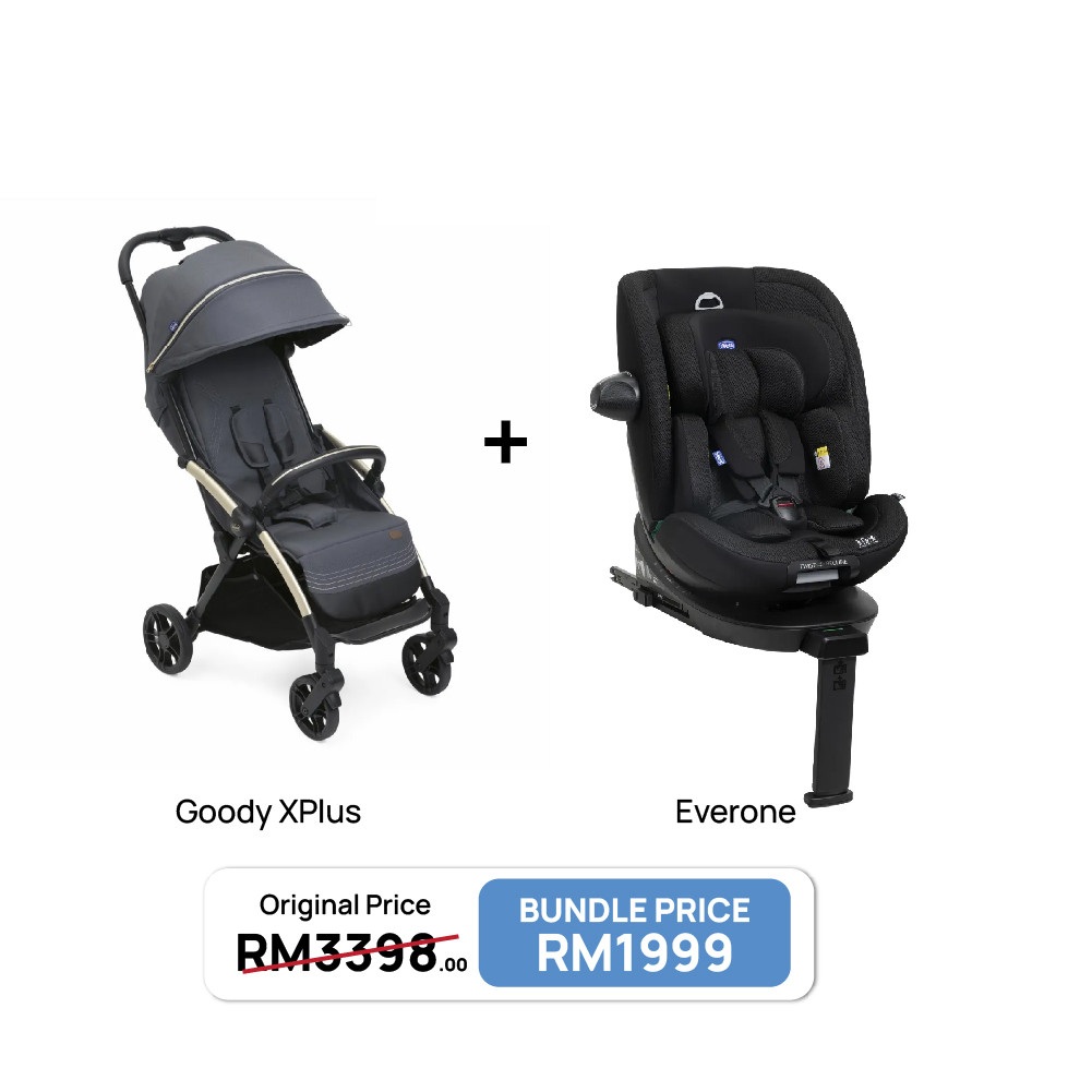 Chicco [Bundle Set] Goody Xplus Stroller + Everone Car Seat