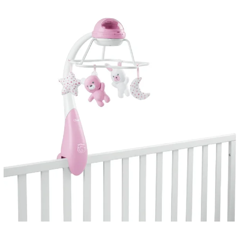 Chicco Toy Rainbow Cot Mobile- Neutral/ Pink/ Blue