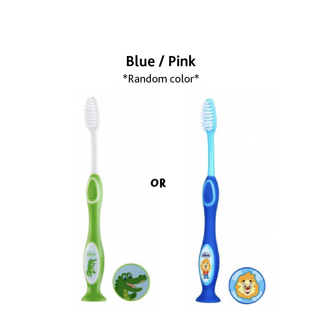 Chicco Milk Teeth Toothbrush 3-6Y (Random Color & Design)
