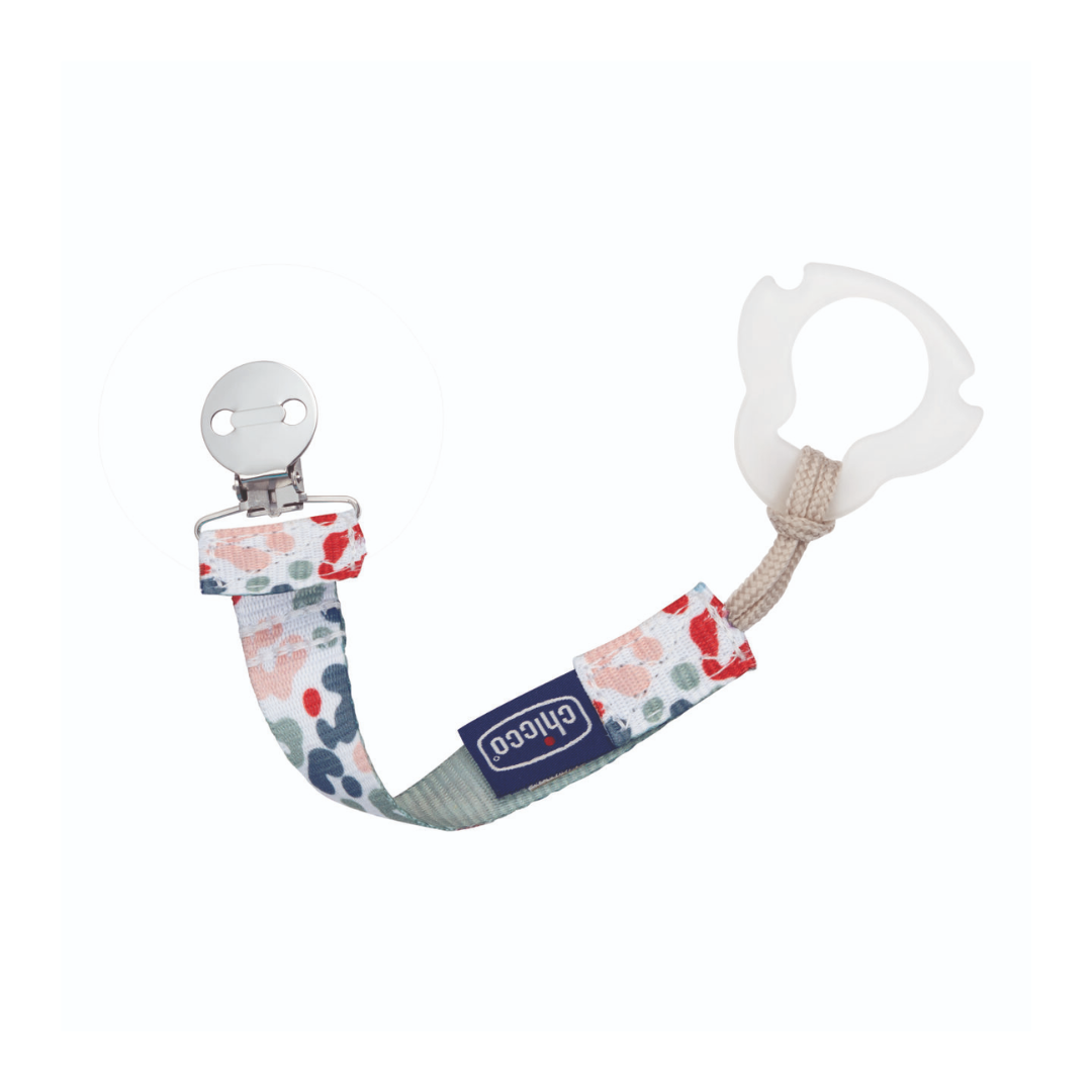Chicco Fashion Pacifier Clip Neutral (Green)