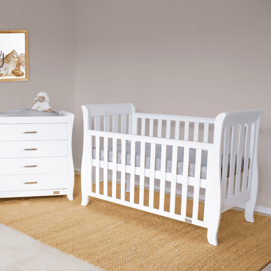 Babyhood Classic Sleigh 4-in-1 Cot