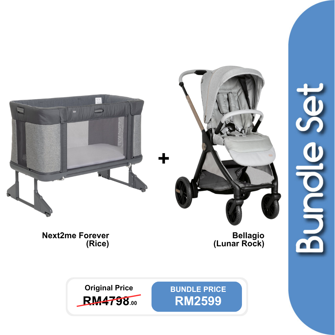 Chicco [Bundle Set] Next2me Forever Crib + Bellagio Stroller