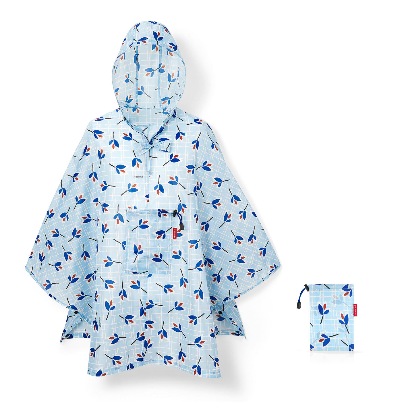 Reisenthel Mini Maxi Poncho Leaves Blue
