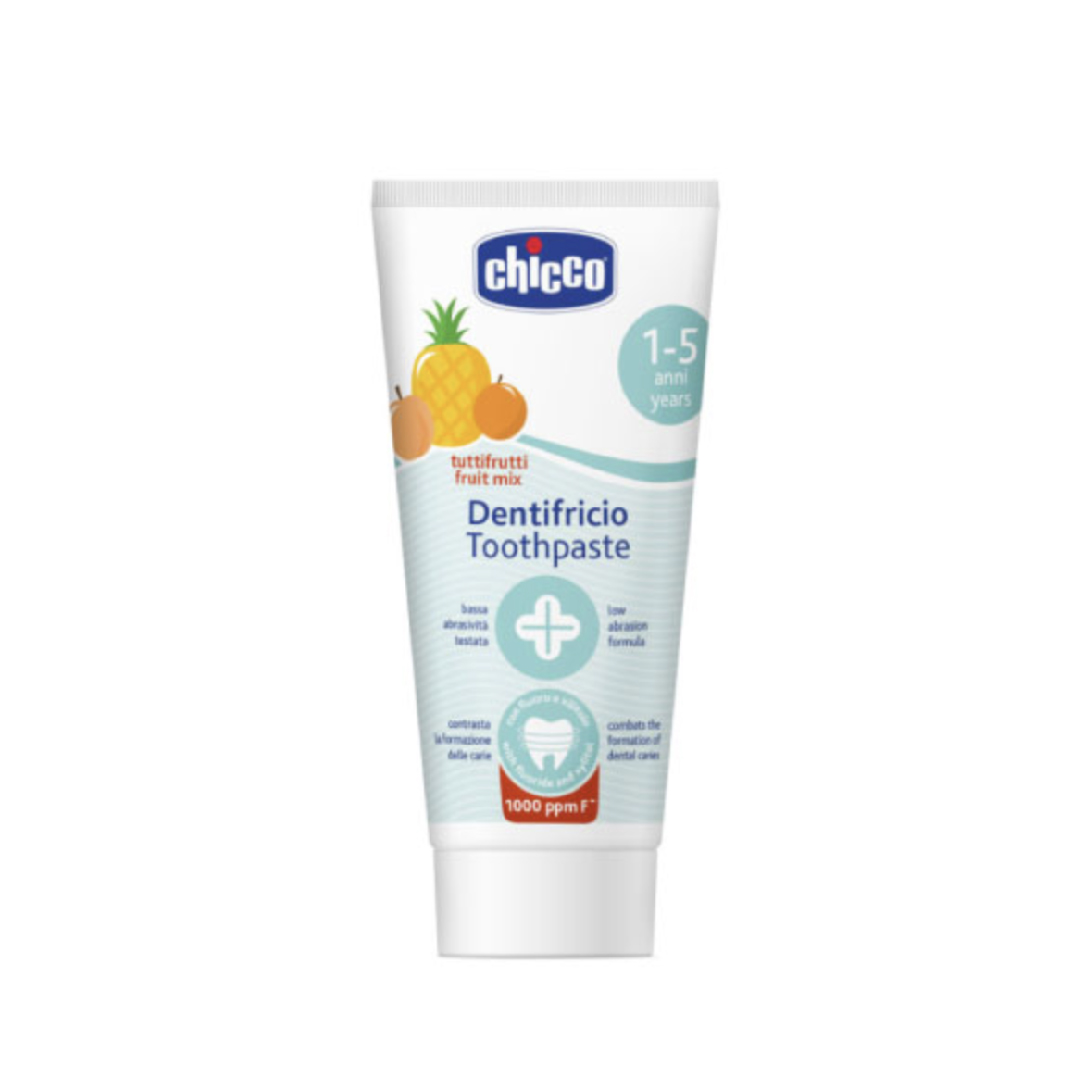 Chicco Baby Toothpaste 50ml -12M+ (Strawberry/ Fruit Mix)