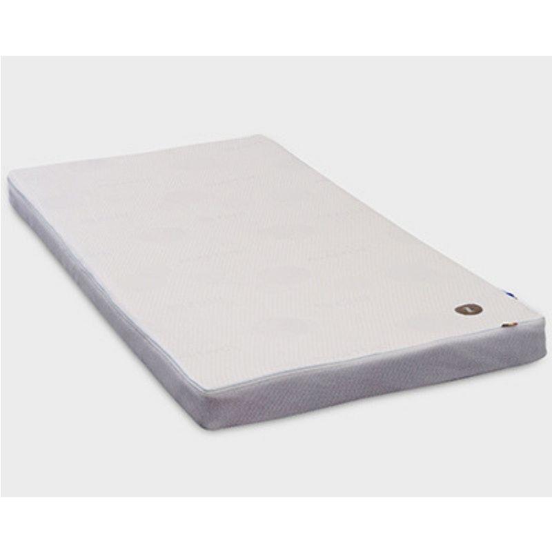 Sofzsleep Moonlight slim 10cm natural latex mattress shown from the side to highlight its low profile