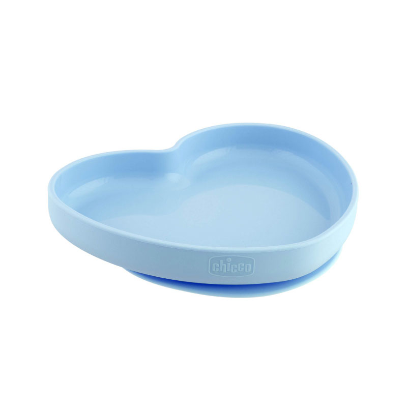 Chicco Easy Plate Silicone Heart Shaped Plate