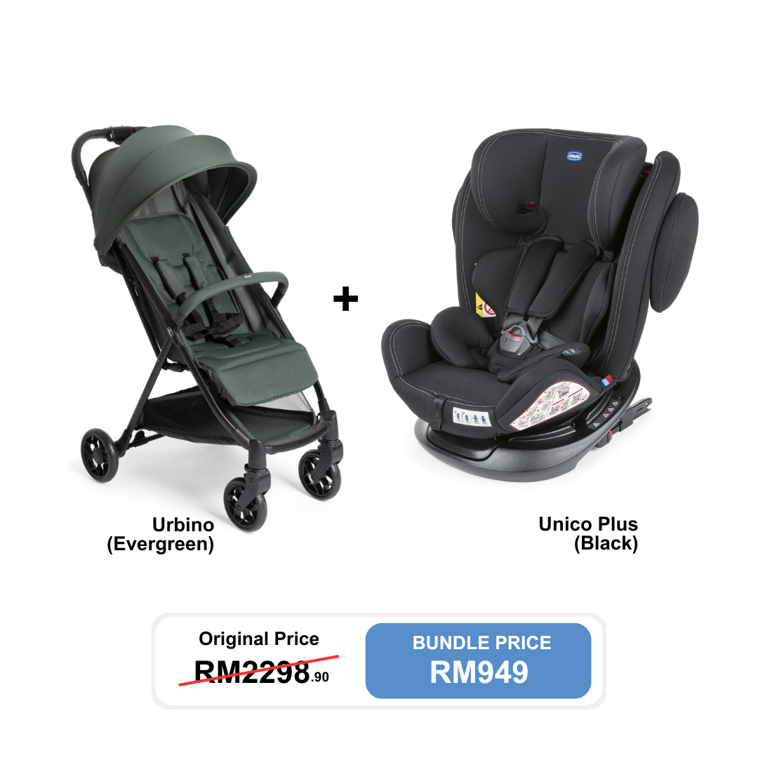 Chicco [Bundle Set] Unico Plus Car Seat + Urbino Stroller